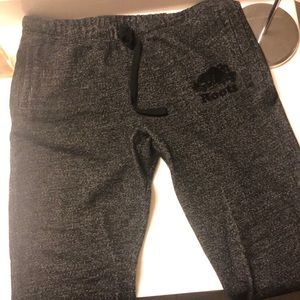 Roots sweat pants size Medium